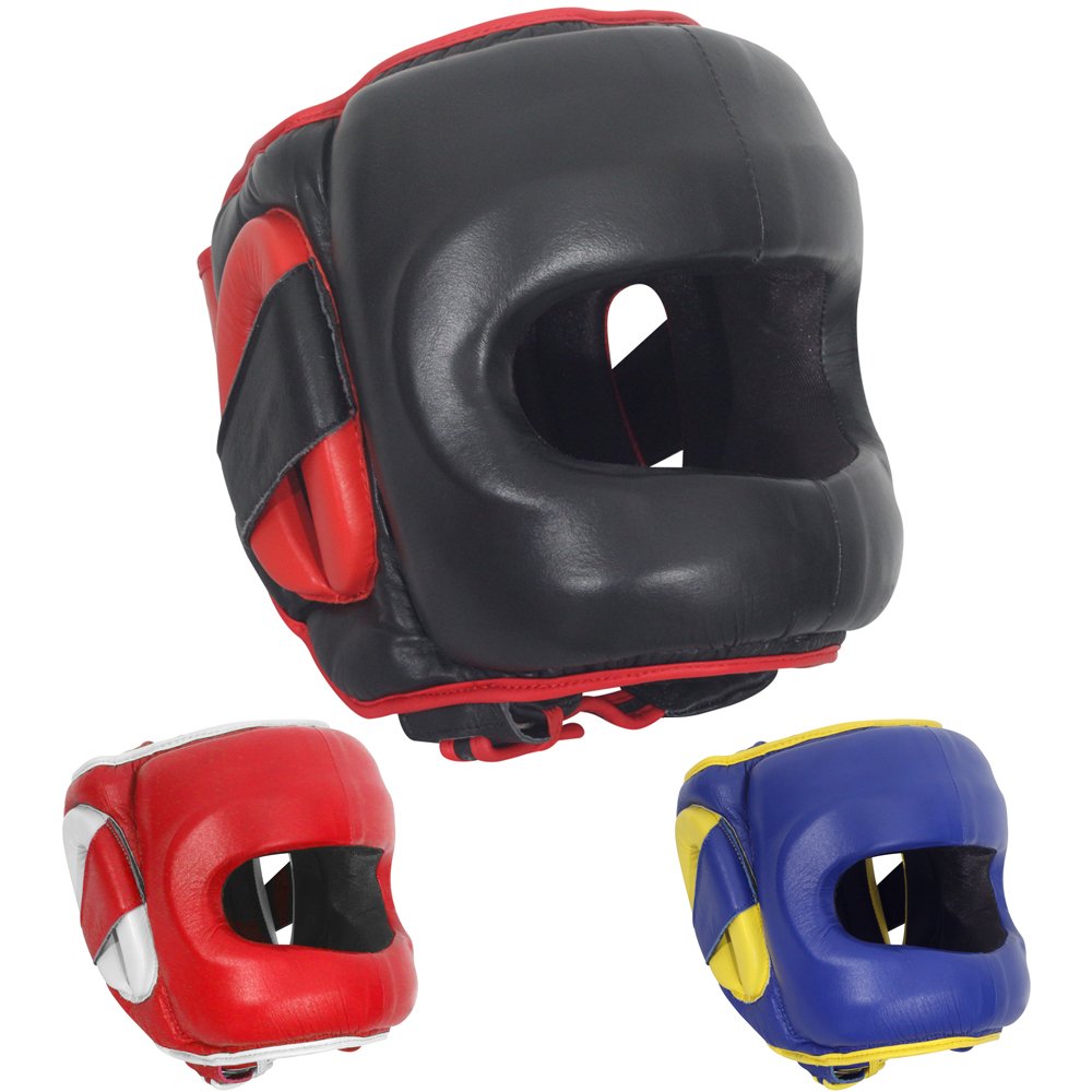 Ringside Deluxe Face Saver Boxing Headgear, L/Xl, Red