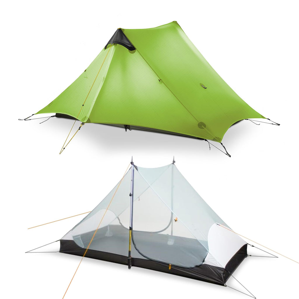 Lanshan Ultralight Tent 3-Season Waterproof Backpacking Tent For 2 Person Camping, Climbing, Hiking, Travelling, Mountaineering,