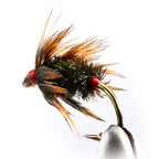 Tenkara Fishing Flies Various Kebari Styles And Hook Sizes - Pack Of 6 (Peacock And Pheasant Nymph Hook #12)