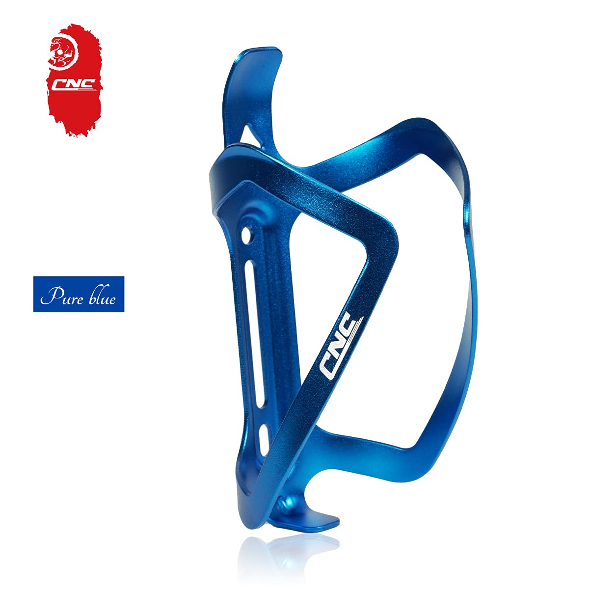 Cnc Bike Water Bottle Holder, Bike Water Bottle Cage For Road Bike/Mountain Bike,2-Pack,Blue