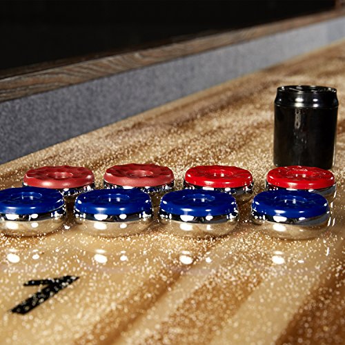 Barrington Billiards 12' Webster Shuffleboard Table With Scratch-Resistant Playfield And 8 Puck Set