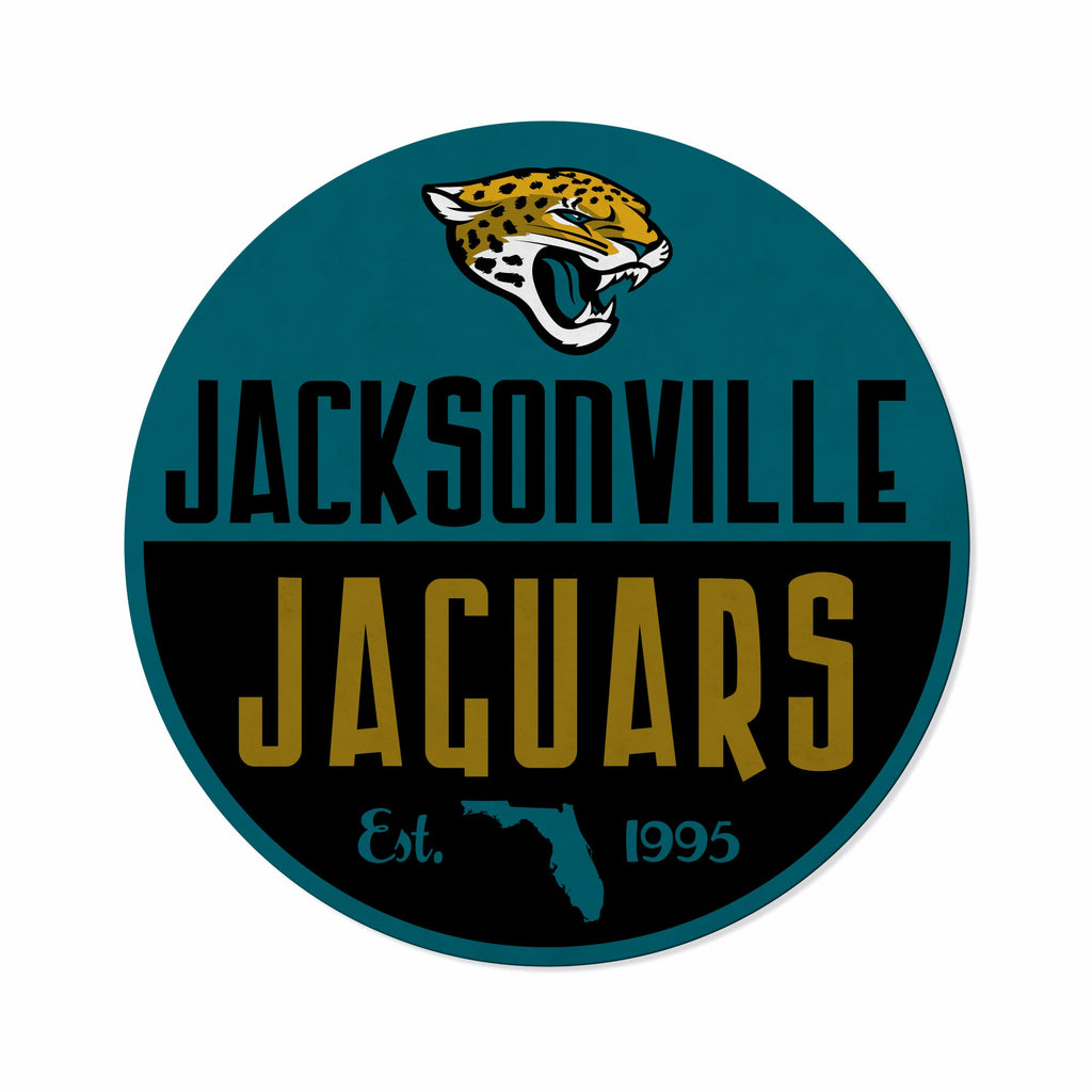 Rico Industries Nfl Football Jacksonville Jaguars Classic Shape Cut Pennant - Home And Living Room D  Cor - Soft Felt Ez To Hang