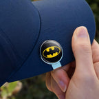 Graphics & More Batman Classic Bat Shield Logo Golf Hat Clip With Magnetic Ball Marker