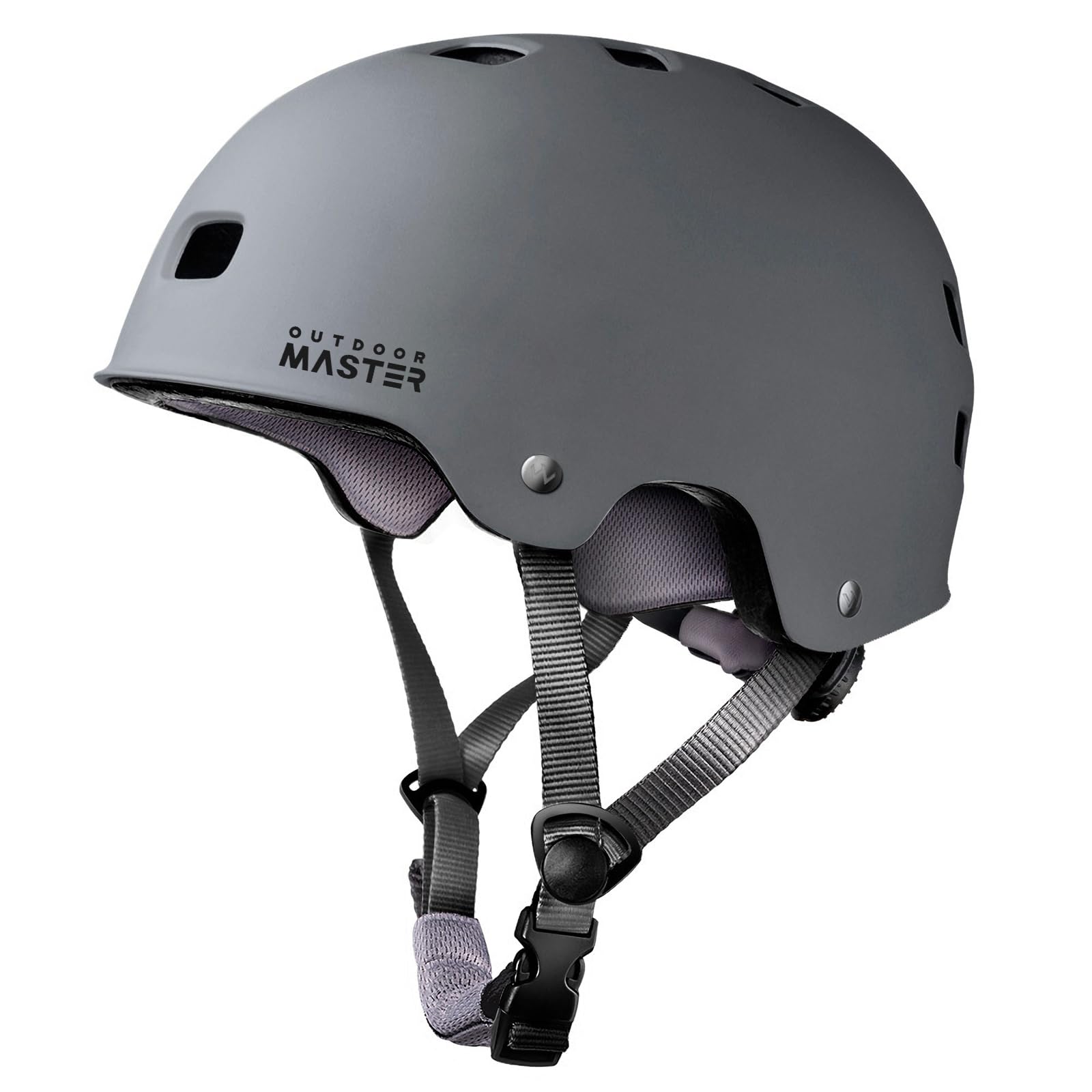 OutdoorMaster Skateboard Cycling Helmet  Two Removable Liners Ventilation MultiSport Scooter Roller Skate Inline Skating Rolle