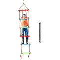 RedSwing 6.6 Ft Rope Ladder for Kids, Climbing Ladder with 1 Strap, Great for Swing Set, Outdoor, Tree House, Playground, Ninja 