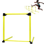 Nbguigdstr Hurdles Training Equipment, Adjustable Height Hurdles Track And Field, Agility Speed Jumping Training Equipment For S