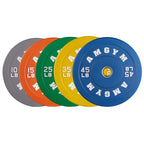 Amgym Color Olympic Bumper Plate, Weights Plates, Bumper Weight Plate, Steel Insert, Strength Training(250Lb Set)