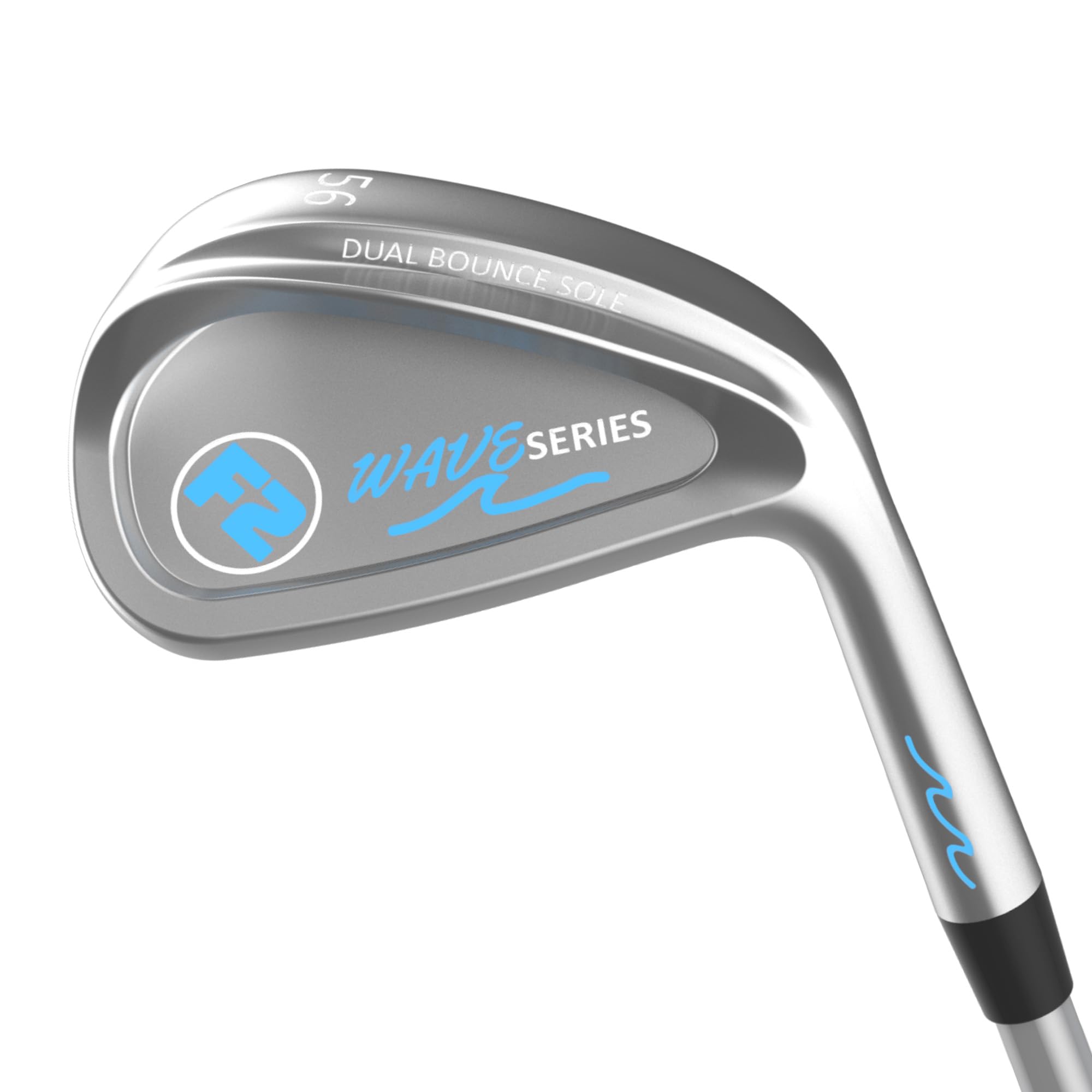 F2 Wave Wedge, 64 Right Hand, Innovative Golf Wedges with Steel Shaft, Shank-Proof Golf Club for Superior Accuracy & Smooth Turf