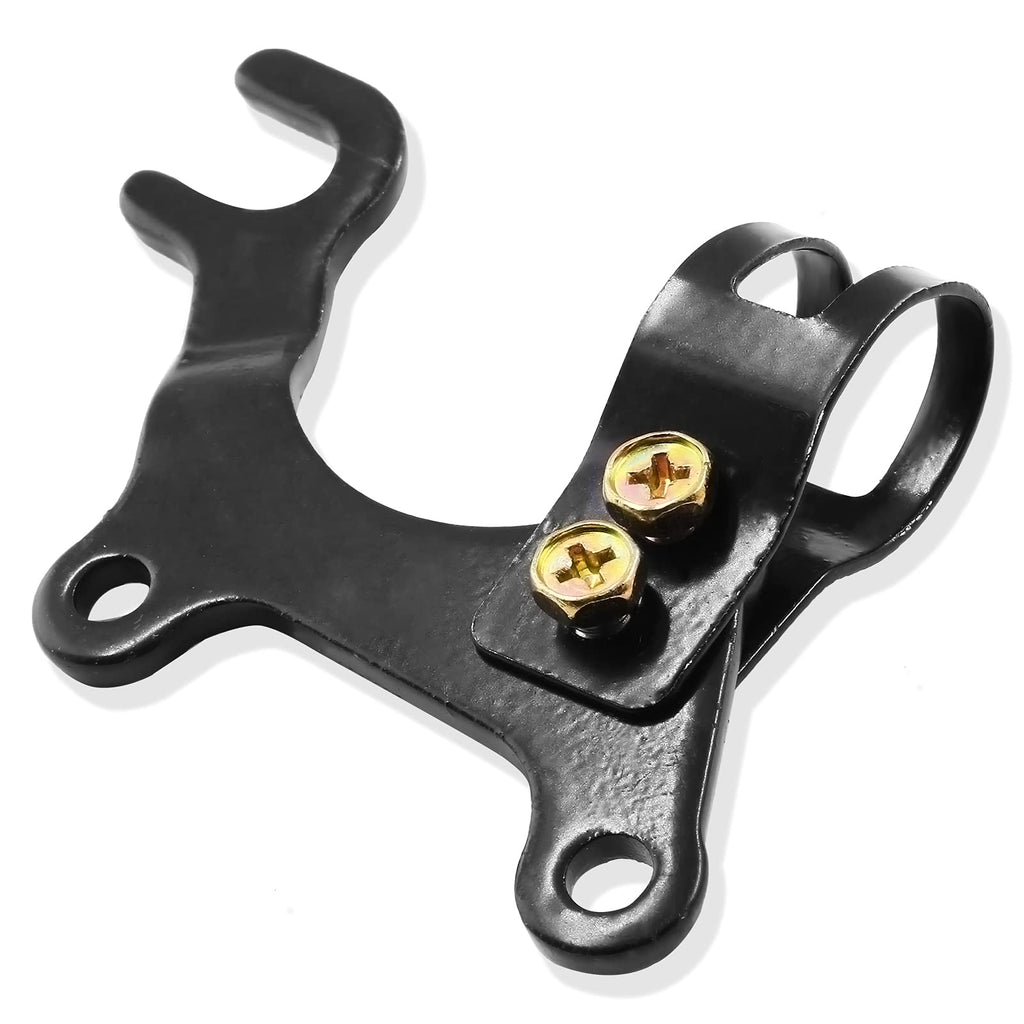 Qjaiune 0.87 Inch / 22Mm Mountain Bike Disc Brake Frame Adapter Mounting Holder, Bicycle Disc Brake Conversion Brackets Suitable