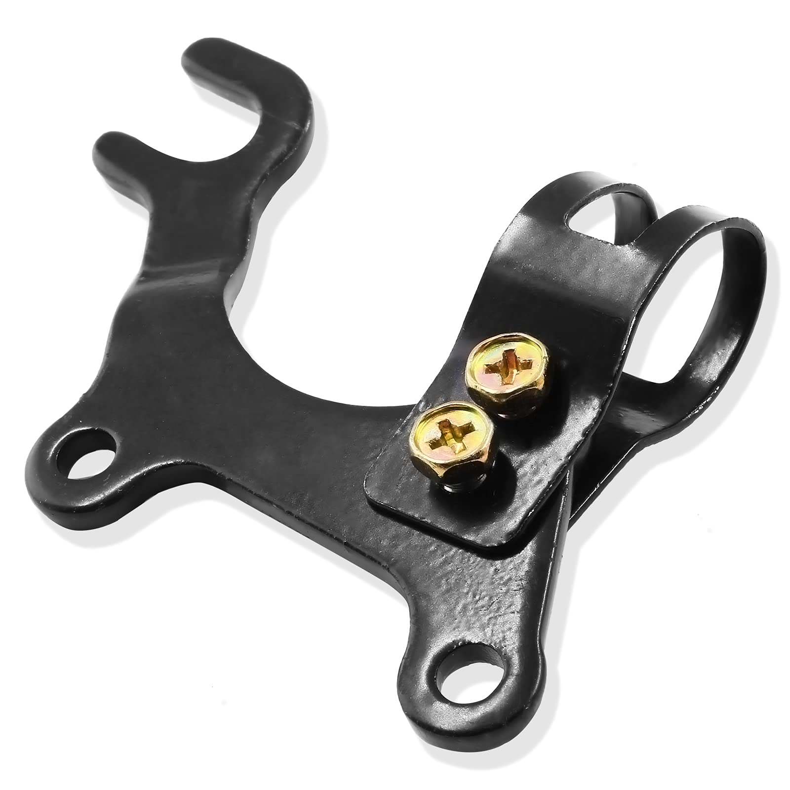 Qjaiune 0.87 Inch / 22Mm Mountain Bike Disc Brake Frame Adapter Mounting Holder, Bicycle Disc Brake Conversion Brackets Suitable