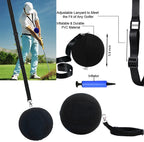 Finger Ten Golf Smart Ball Training Aid Impact Inflatable Balls With Air Pump Adjustable Lanyard Assist Teaching Posture Correct