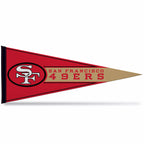 Rico Industries Nfl Football San Francisco 49Ers Retro 12'' X 30'' Felt Wall D  Cor Pennant - Great For Home/Bed Room/Man Cave D
