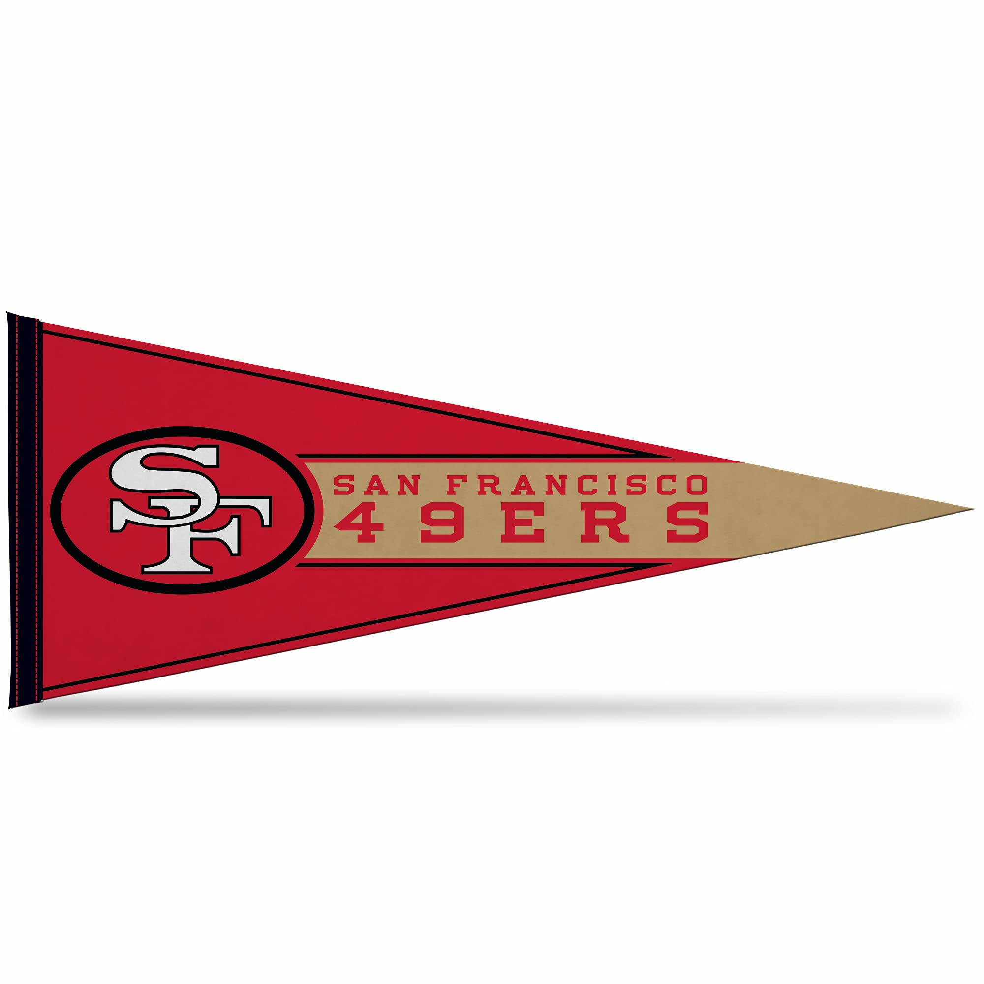 Rico Industries Nfl Football San Francisco 49Ers Retro 12'' X 30'' Felt Wall D  Cor Pennant - Great For Home/Bed Room/Man Cave D