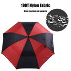 Aceiken Golf Umbrella Large 62 Inch Automatic Open Golf Umbrella Extra Large Oversize Double Canopy Vented Umbrella Windproof Wa