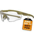 HTS HUNTERSKY HTS ballistic Glasses men S57 safety glasses tactical glasses, eye protection for shooting range OSHA Medical Dent