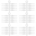 Foilswirl 60 Pcs 2ba Electronic Dart Tips Plastic Dart Tips - Universal Plastic Soft Tip Points(White)