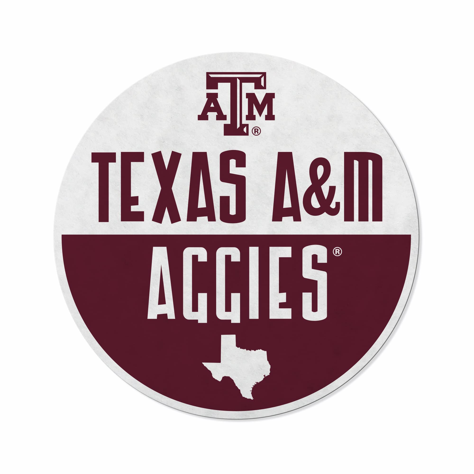 Rico Industries Ncaa Texas A&M Aggies Classic Shape Cut Pennant - Home And Living Room D  Cor - Soft Felt Ez To Hang