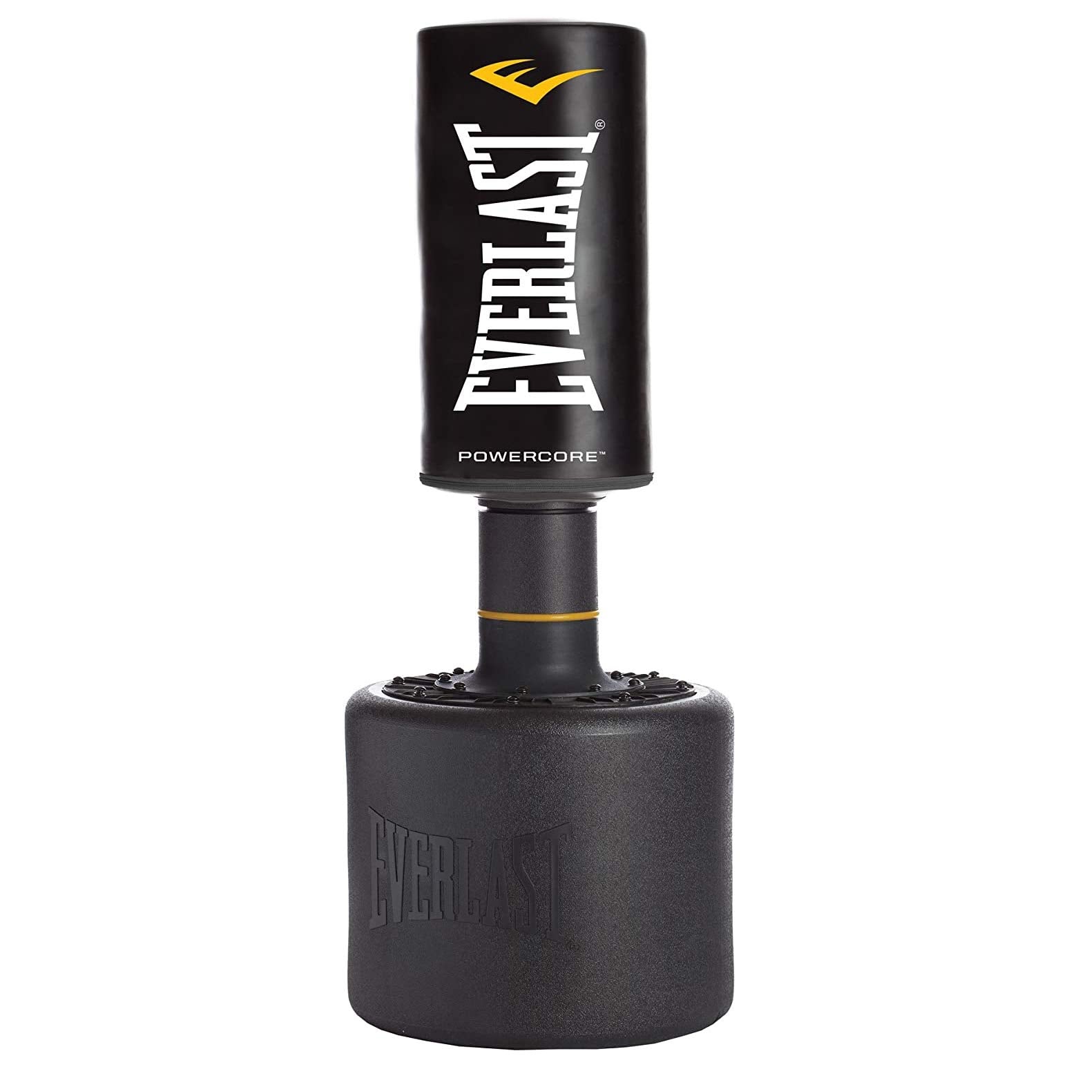 Everlast P00001266 Powercore Free Standing Indoor Rounded Heavy Duty Fitness Training Punching Bag