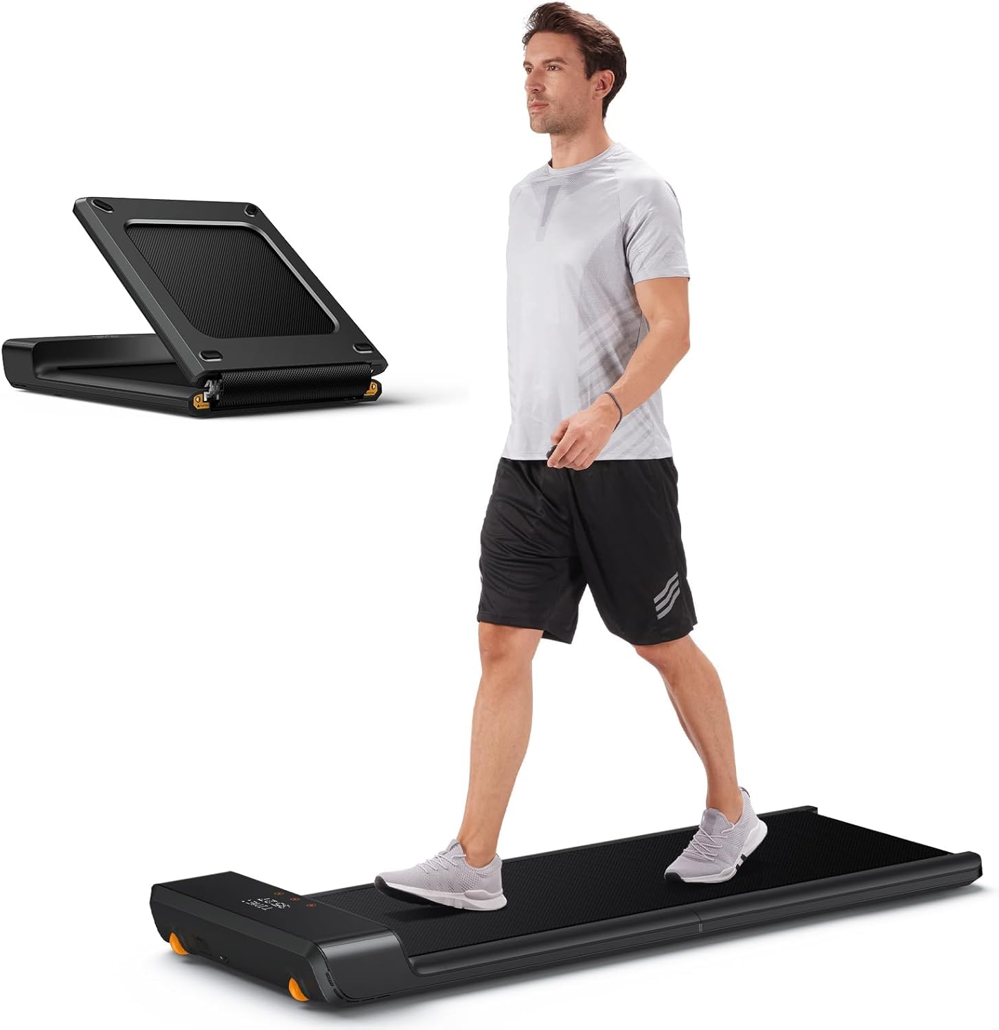 WALKINGPAD A1Pro Foldable Walking Pad Treadmill for Home Office, Under Desk Treadmill with Adaptive Speed Control, Compact Desig