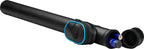 Casemaster Q-Vault Supreme Billiard/Pool Cue Hard Case, Holds 1 Complete 2-Piece Cue (1 Butt/1 Shaft), Black With Blue Trim