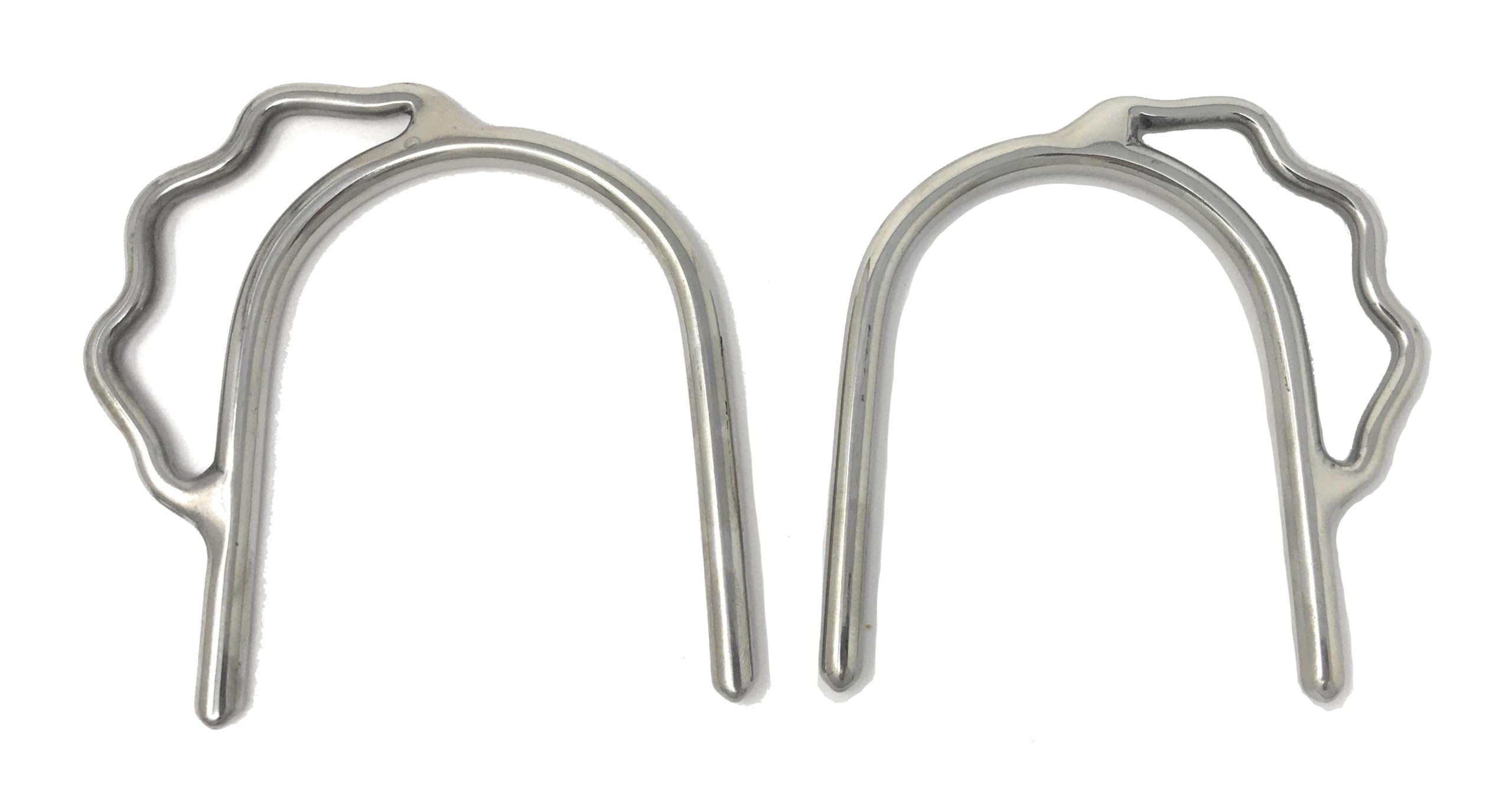 AJ Tack Stainless Steel Slip On Bumper Spurs - Ladies