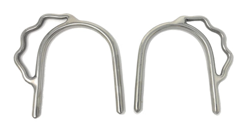 AJ Tack Stainless Steel Slip On Bumper Spurs - Ladies