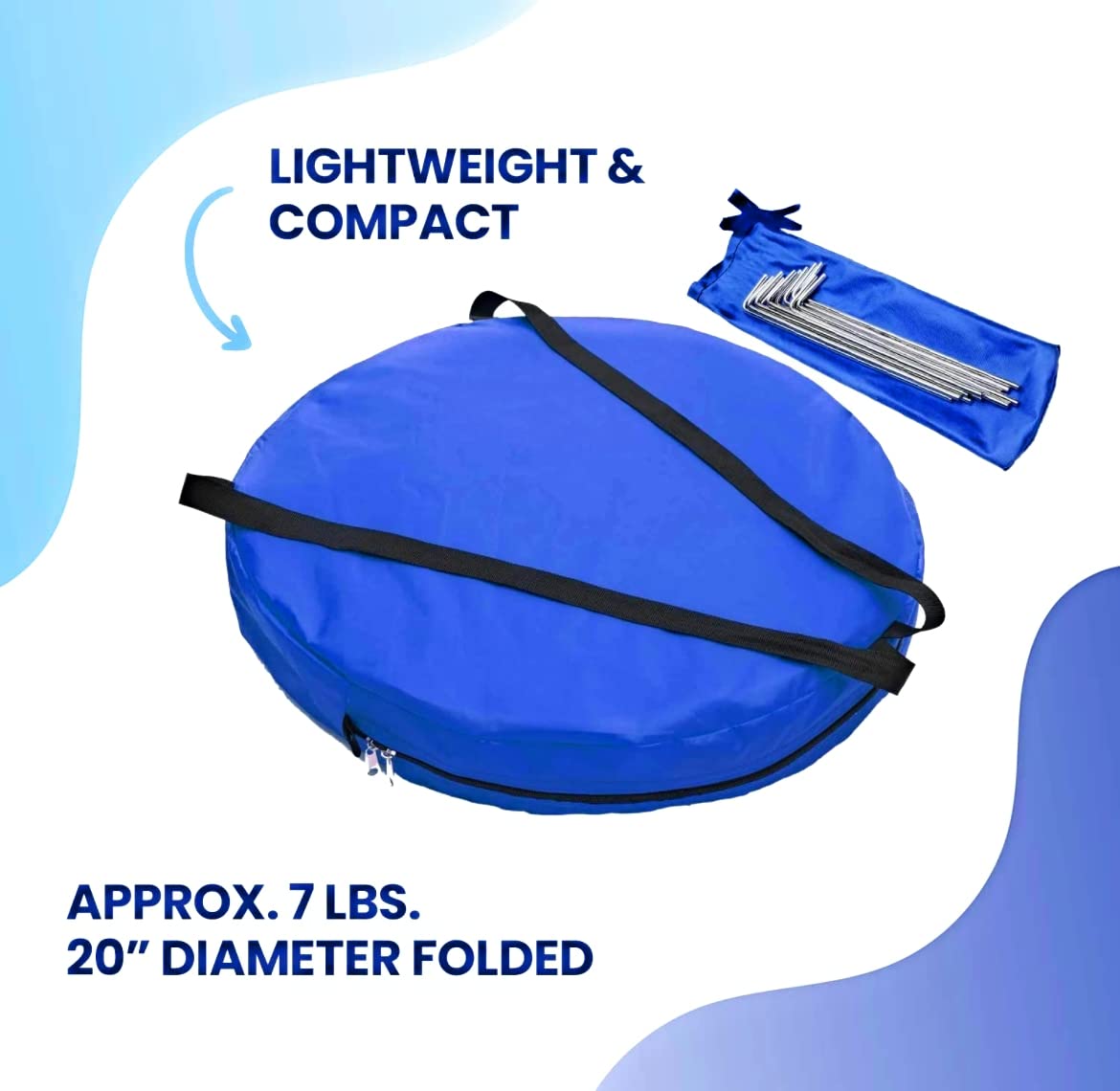 Under The Weather Instapod Pop-Up Tent For 1 Person ~ Blue