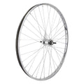 Wheel Master Rear Bicycle Wheel With Coaster Brake, 26 X 1 3/8 36H, Steel, Bolt On, Silver
