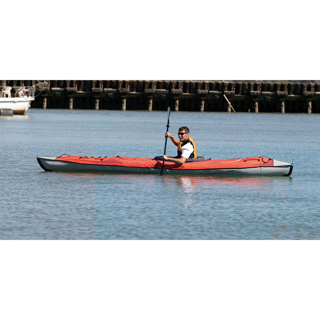 Advanced Elements Ae1007-R-P Advancedframe Convertible Inflatable Kayak - Pump Included - 15'' - Red