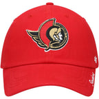 47 Ottawa Senators Women'S Red Miata Clean Up Adjustable Cap - Nhl, Adjustable, Ladies Relaxed Fit Baseball Hat