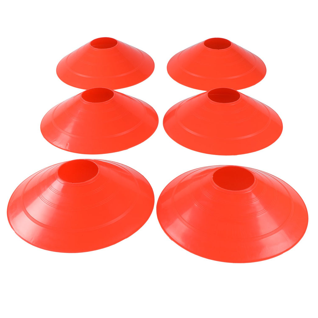 Super Z Outlet Bright Orange Round Cones Sports Equipment For Fitness Training (20 Pack)