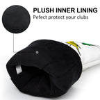 1 Pcs Montela Golf Club Covers,Colorful Birdie Tee 3 Wood Headcover Driver Headcover Fairway Wood Head Covers Hybrid Headcover L