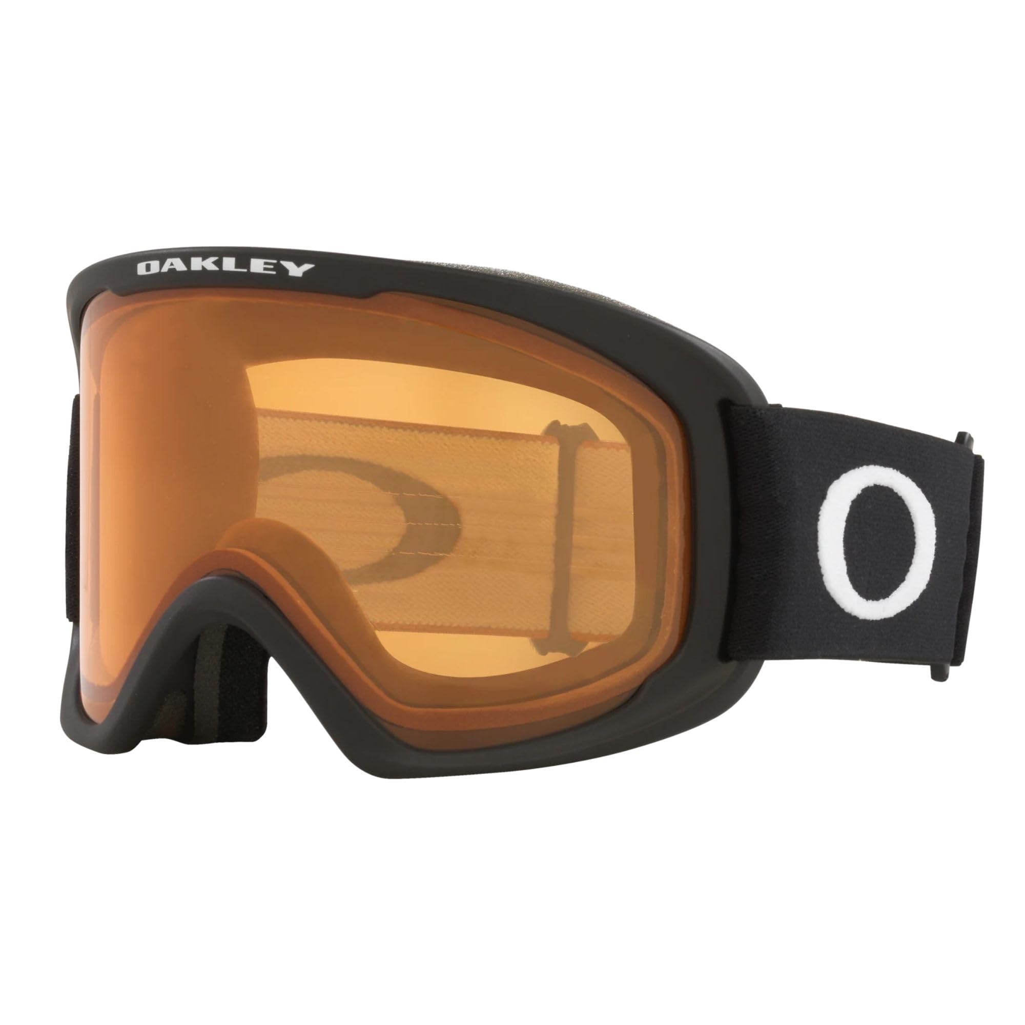 Oakley O-Frame 2.0 Pro L OO7124 Matte Black w/Persimmon Ski Goggles for Men for Women + Bundle Accessory Leash Kit, Microfiber P