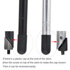 Upanbike 25.4Mm Bike Handlebar Stem 22.2Mm Bicycle Stem Gooseneck Shape 40Mm 80Mm Stem Length 150Mm 180Mm 220Mm For Mountain Bik