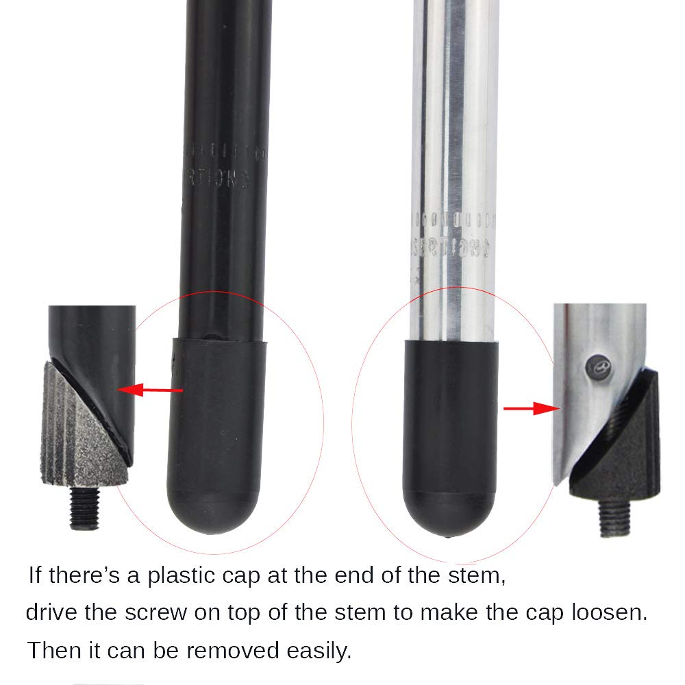 Upanbike 25.4Mm Bike Handlebar Stem 22.2Mm Bicycle Stem Gooseneck Shape 40Mm 80Mm Stem Length 150Mm 180Mm 220Mm For Mountain Bik