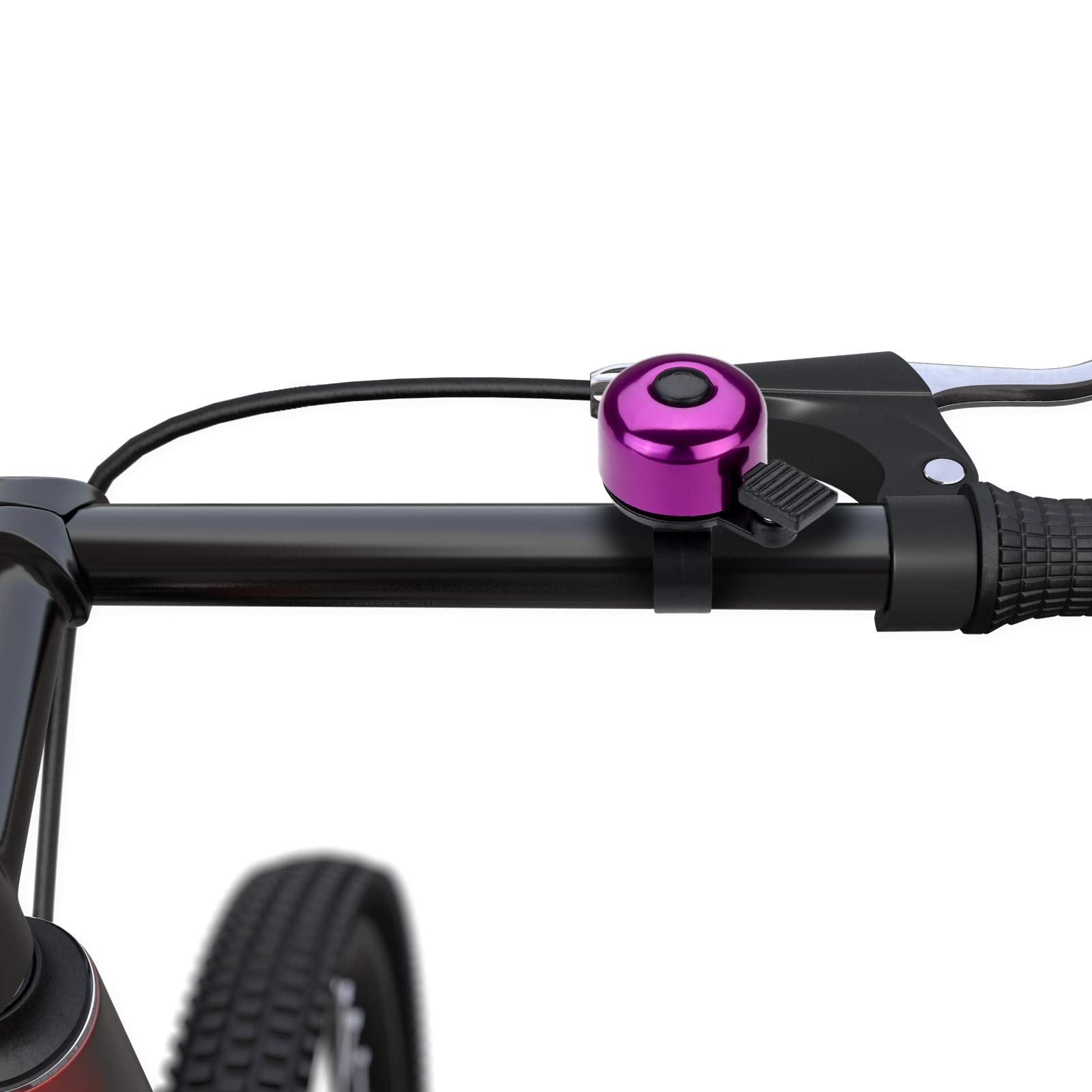 Paliston Bike Bell Bicycle Bell Crisp Sound For Adults Kids Boys Girls Red  Purple