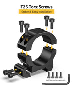CVLIFE 34mm Scope Rings Low Profile Precision Mount - Compatible with 20mm Rails - Scope Mount - 2 Pieces