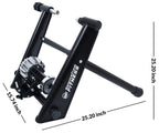 Fitvids Bike Trainer Stand Steel Bicycle Exercise Fluid Magnetic Stand With Front Wheel Riser Block