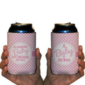 Victorystore Can And Beverage Coolers - Custom Baby Shower,A Baby Is Brewing Baby Girl Design, Set Of 12