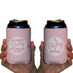 Victorystore Can And Beverage Coolers - Custom Baby Shower,A Baby Is Brewing Baby Girl Design, Set Of 12