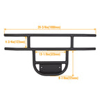 Kuafu Front Golf Cart Brush Guard Tubular Bumper Compatible With 1981 And Up Club Car Ds Gas And Electric Models Black Club Car