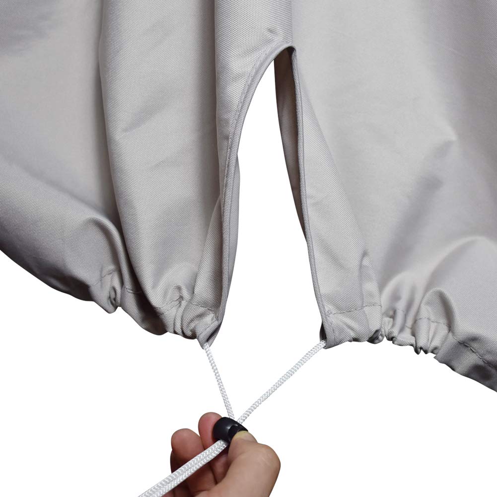 Icover Boat Center Console Cover Heavy Duty 600D Waterproof Marine Canvas For Carolina Skiff, Boston Whaler, Mako, Excel Bay Pro