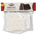 Weaver Leather Shim Kit For Wool Blend Felt Shim Pads,White,6-Pack, Fits 32'' X 32''
