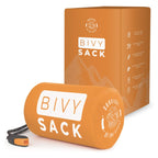 Survival Mylar Bivy Sack Portable Prepper Gear - Emergency Sleeping Bag Survival Bag - Lightweight Survival Sleeping Bags Double