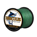 Hercules Braided Fishing Line 1500M 1640Yds 10Lbs-200Lbs Pe Superline 8 Strands (Green 15Lb/6.8Kg 0.16Mm)