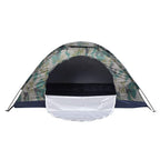Camouflage Camping Tent-1 Person Lightweight Waterproof Windproof Backpacking Tent Emergency Pop Up Instant Tent For Family,Back