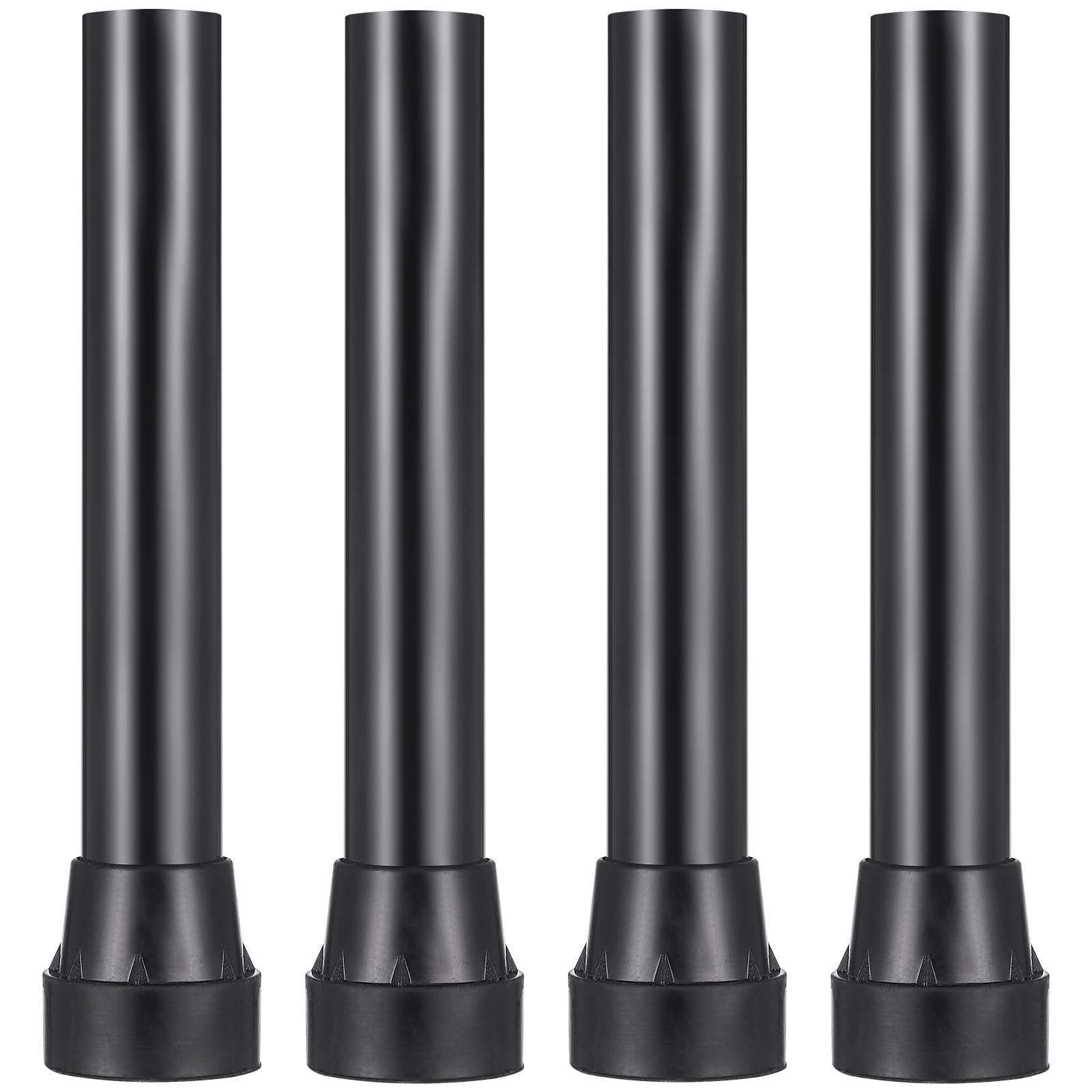Garneck 4pcs Universal Trampoline Replacement Legs with Rubber Pads: Stainless Steel Leg Trampoline Parts Accessories Mini Tube 
