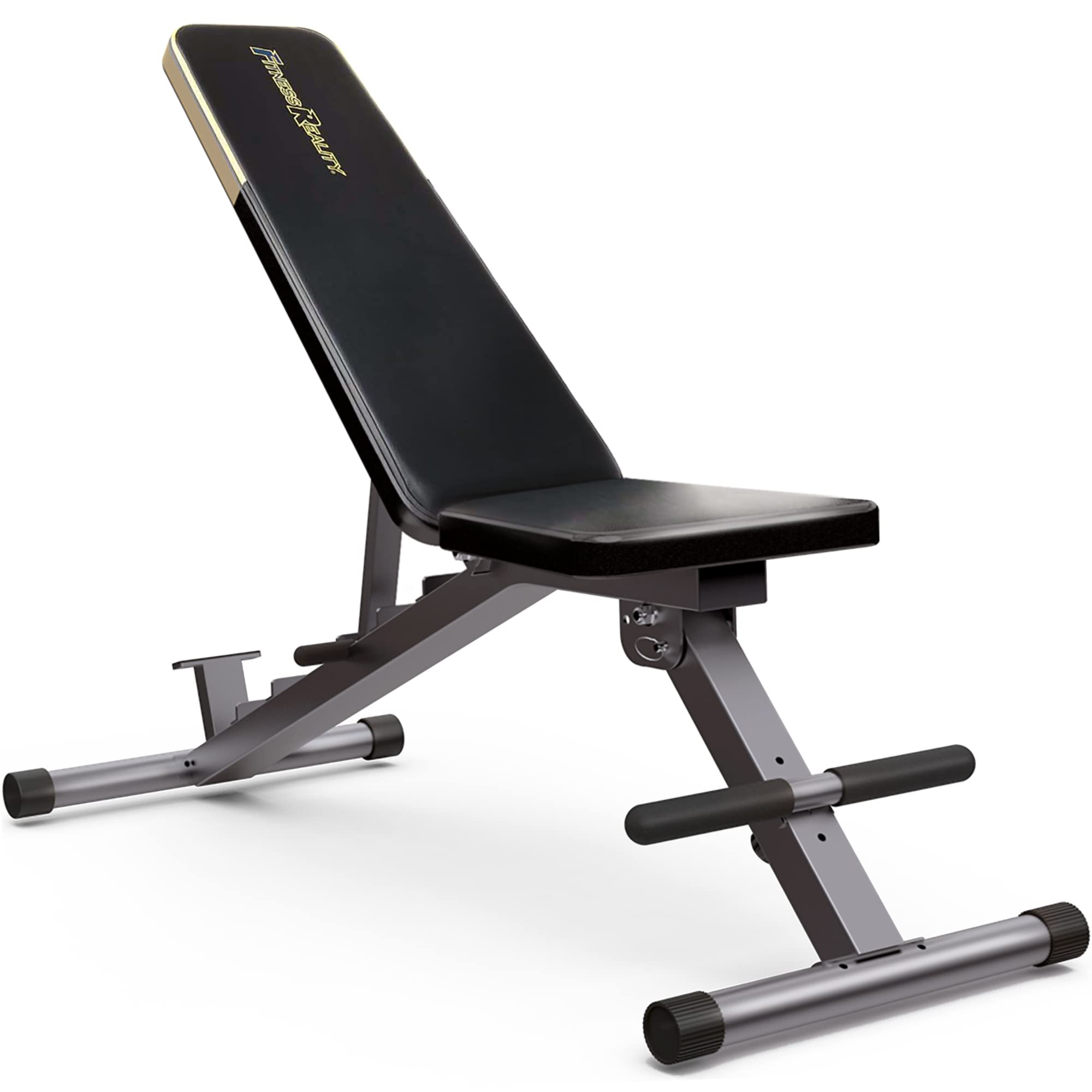 Fitness Reality 1000 Super Max - Adjustable Weight Bench Press For Incline Decline Workouts & Strength Training - Foldable For H