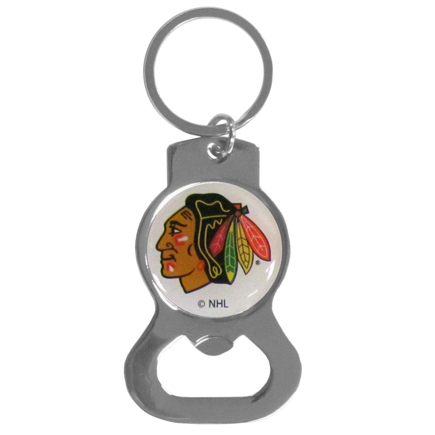 Nhl Siskiyou Sports Fan Shop Chicago Blackhawks Bottle Opener Key Chain One Size Team Color