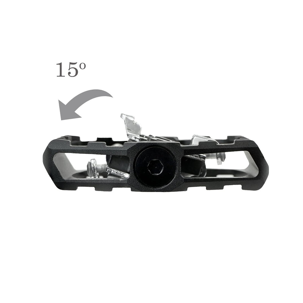 Venzo Click'R Compatible With Shimano Spd Mountain Bike Sealed Pedals With Cleats - Dual Platform Clipless Pedals For Mountain B